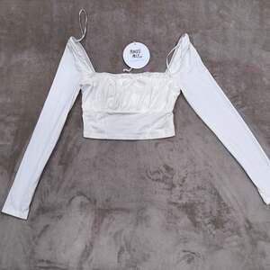 Princess Polly Tenz Long Sleeve Top White SIZE 4